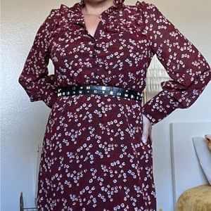 Long sleeve floral Maxi dress never worn